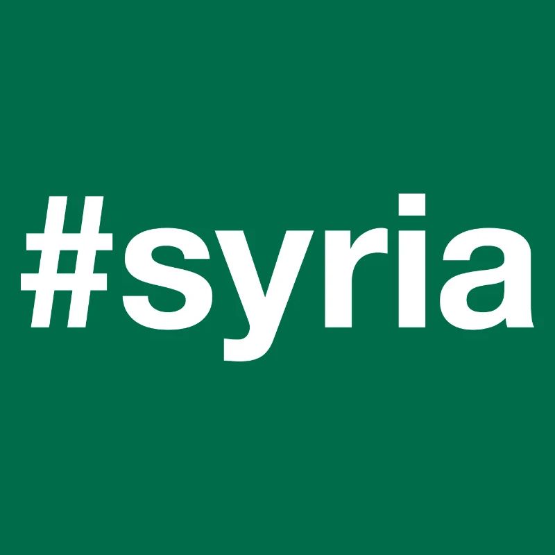 SYRIE Hashtag Syrien