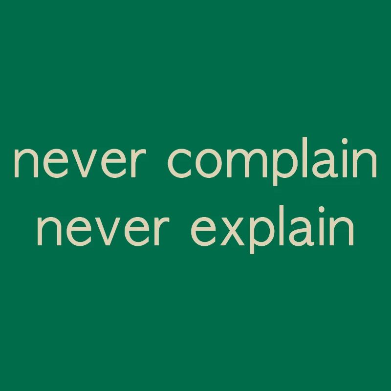 never