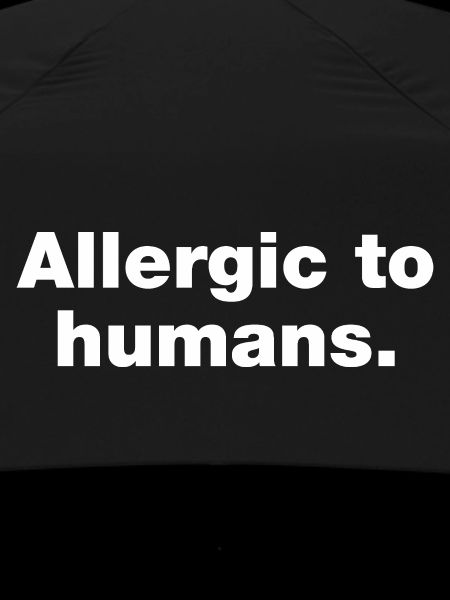 Allergic to humans