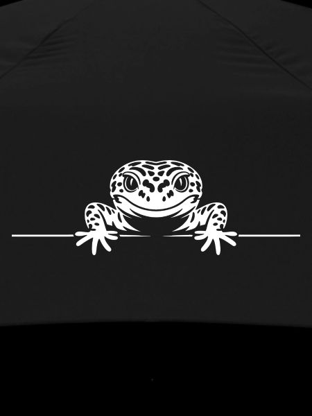 Peekender Frosch Silhouette