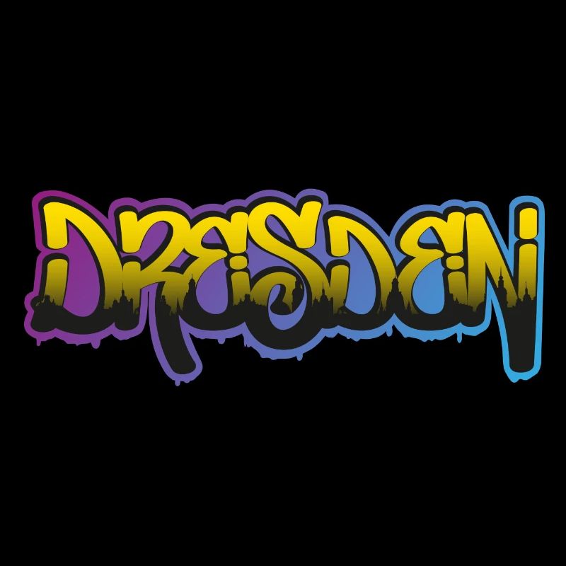 Ville de Dresde Graffiti