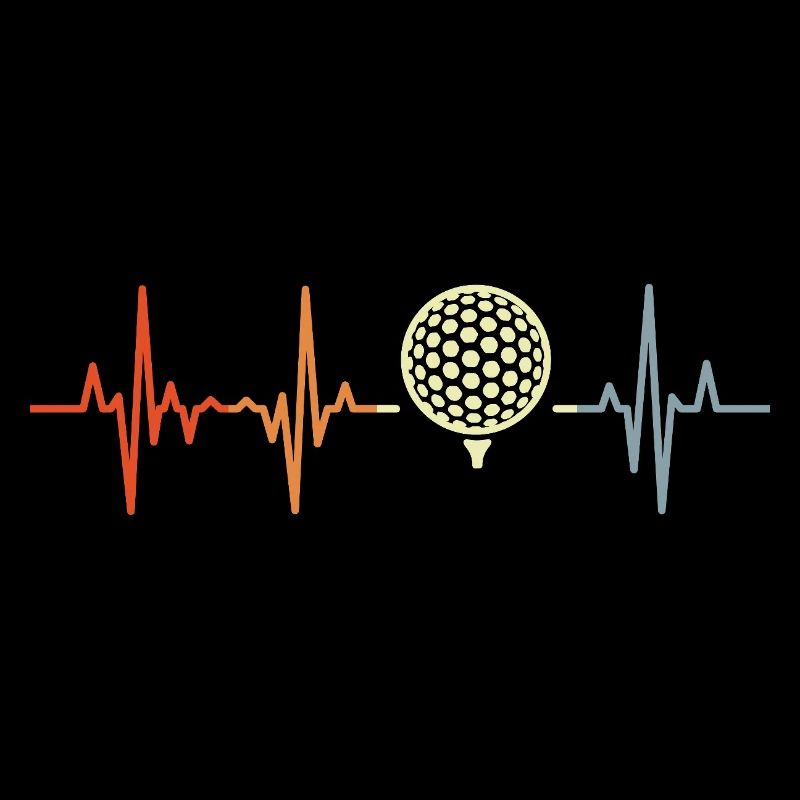 Herzschlag Golf Ball
