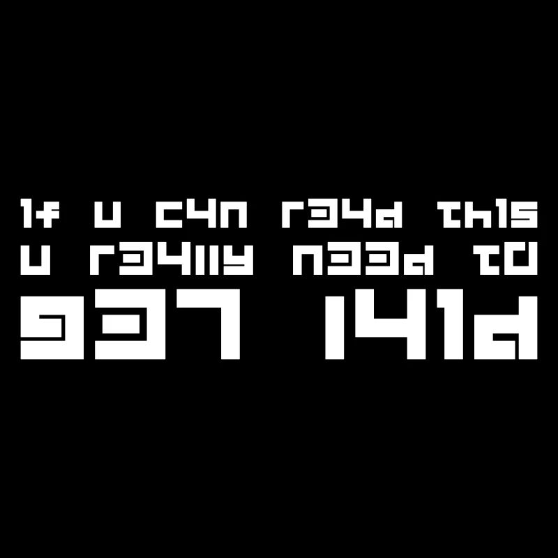 Get Laid Leetspeak – Nerdiger 1337 Spruch