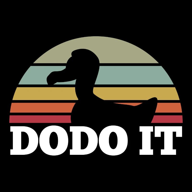 Dodo it vintage retro Motiv