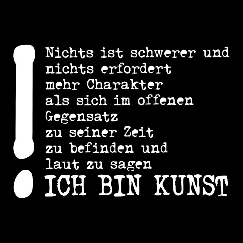 Tucholsky-Beuys | Sag Ich bin Kunst