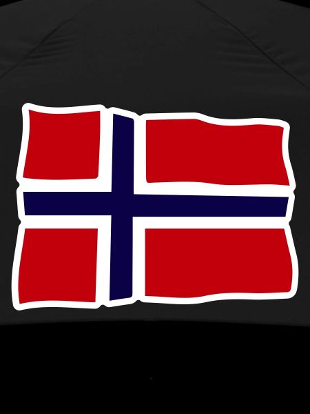 Norway Wavy flag Cross