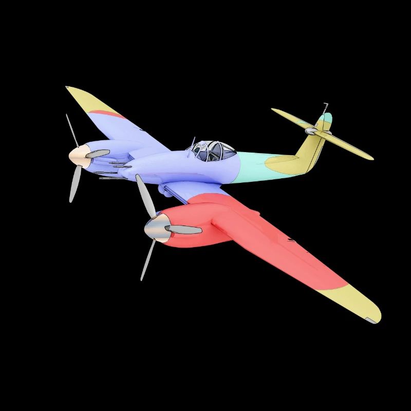 Britisches Jagdflugzeug WW2