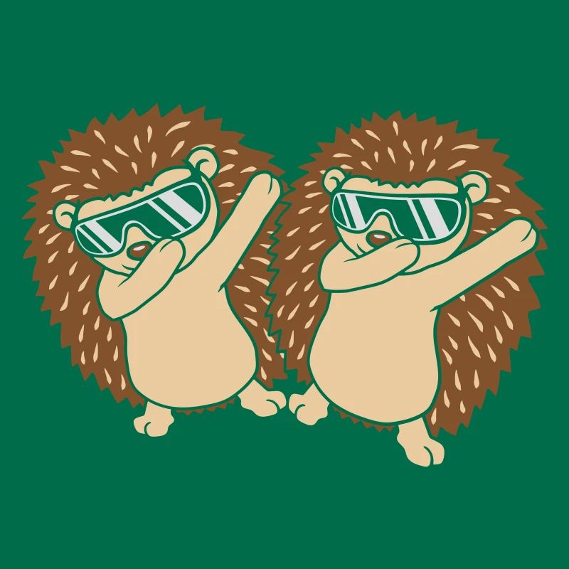 Amis Équipe dabbing Hedgehog