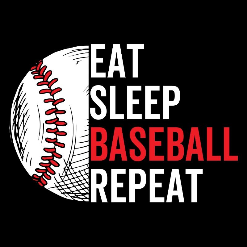 Eat Sleep Baseball Repeat