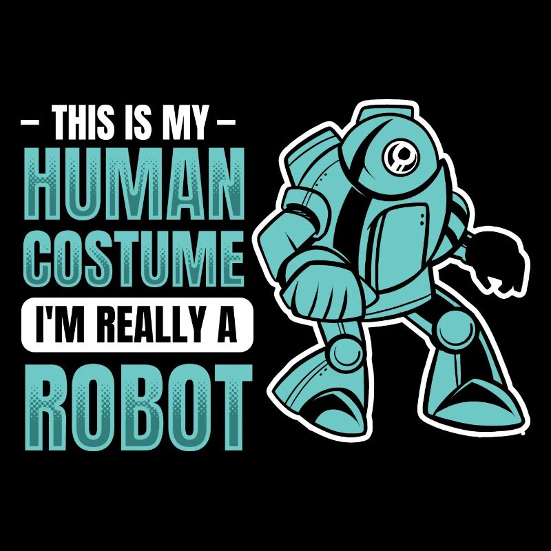 This Is My Human Costume I'M REALLY A Robot