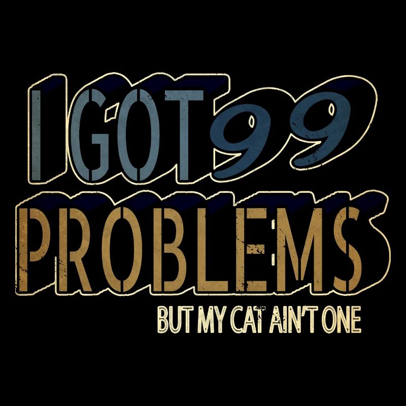 gift idea guenon funny pet black cat owner