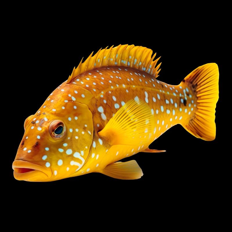 Le poisson corallien léopard vit dans l’océan Pacifique