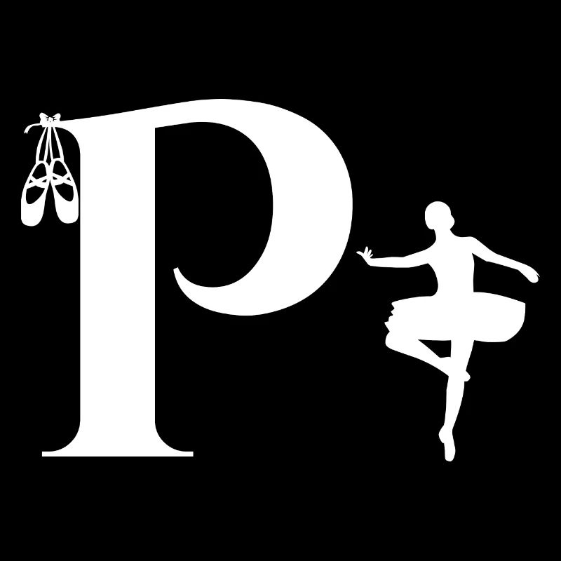 Buchstabe p Ballerina