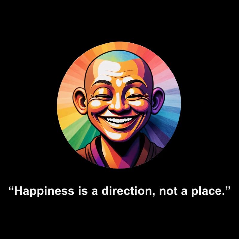Le bonheur est une direction | Citation Zen