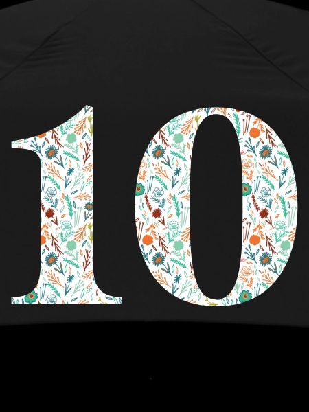 10e anniversaire floral
