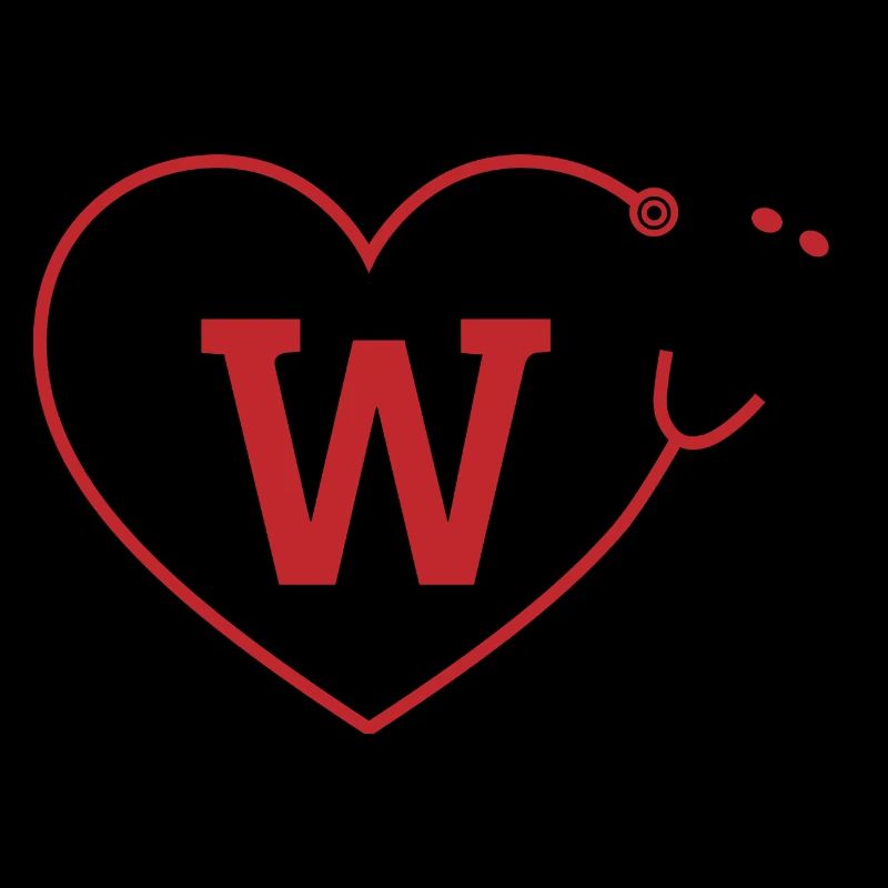 Buchstabe w Stethoskop