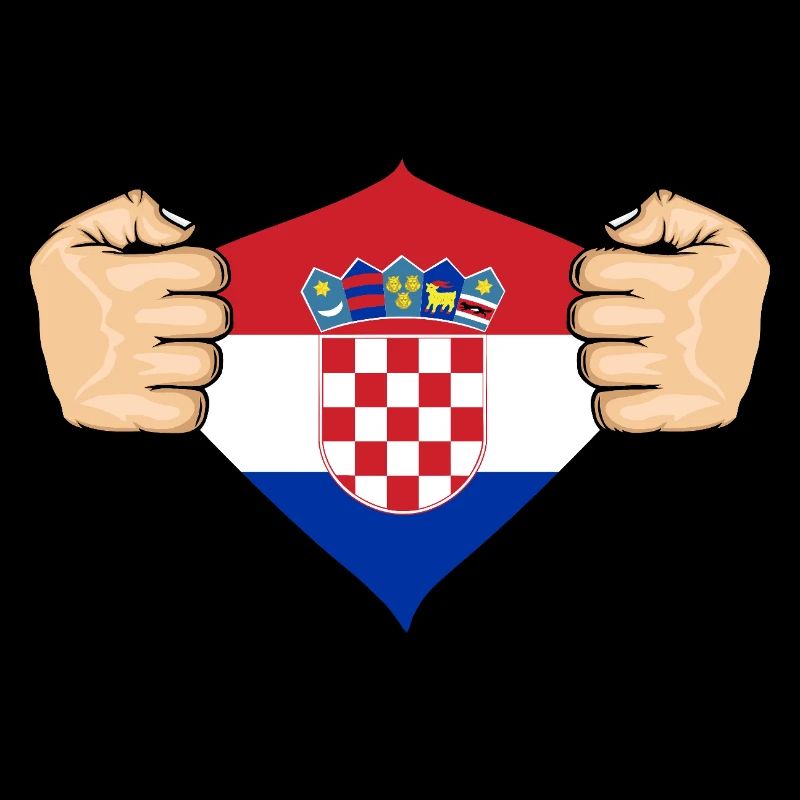 Croatia Flag Design