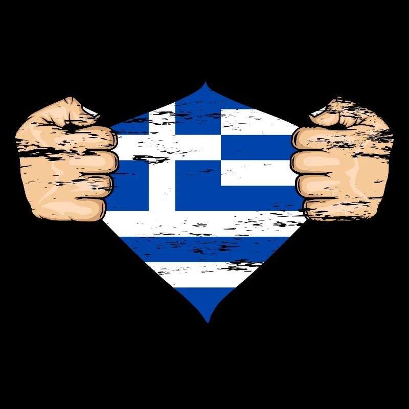 Griechenland Flagge Design used