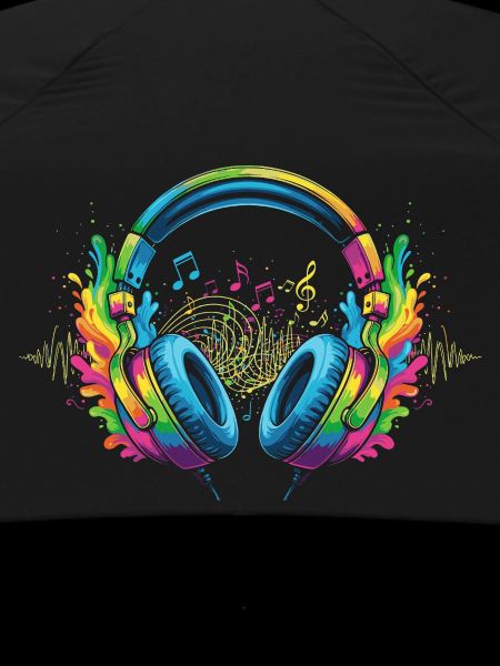 Lebendige Musik Kopfhörer Kunst
