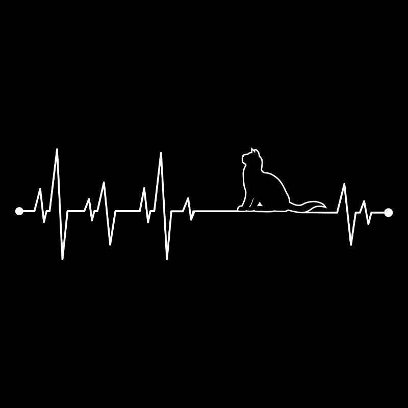Cat on Heartbeat Line