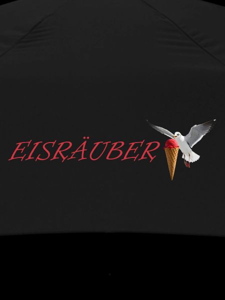 Eisräuber Design mit fliegender Möwe