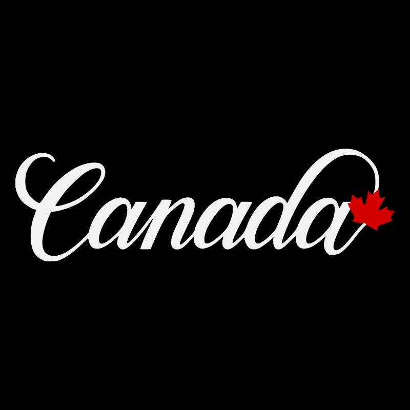 Canada Script with Maple Leaf