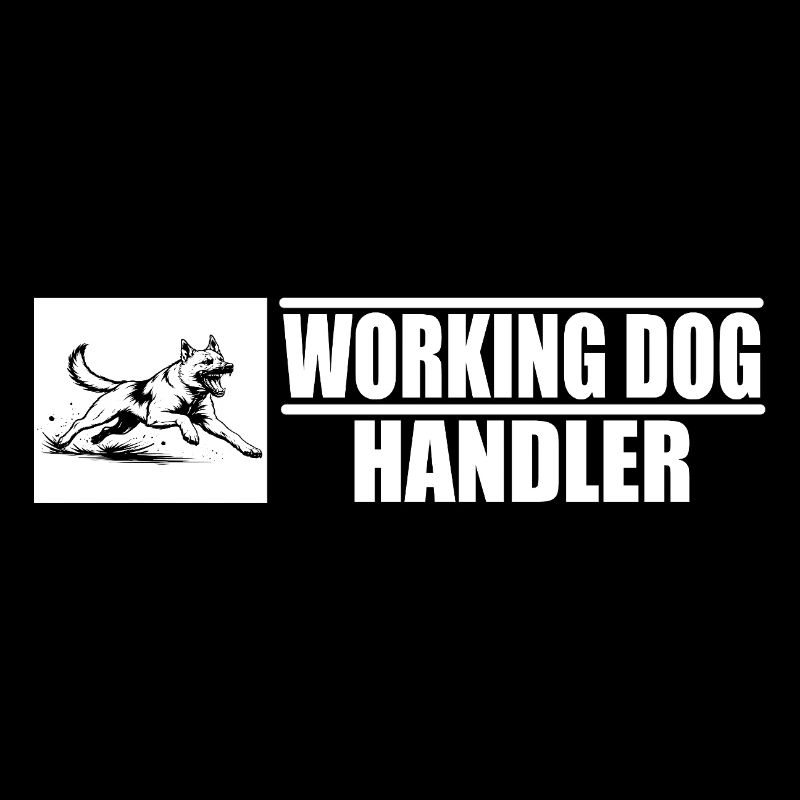 Working Dog Handler Motif