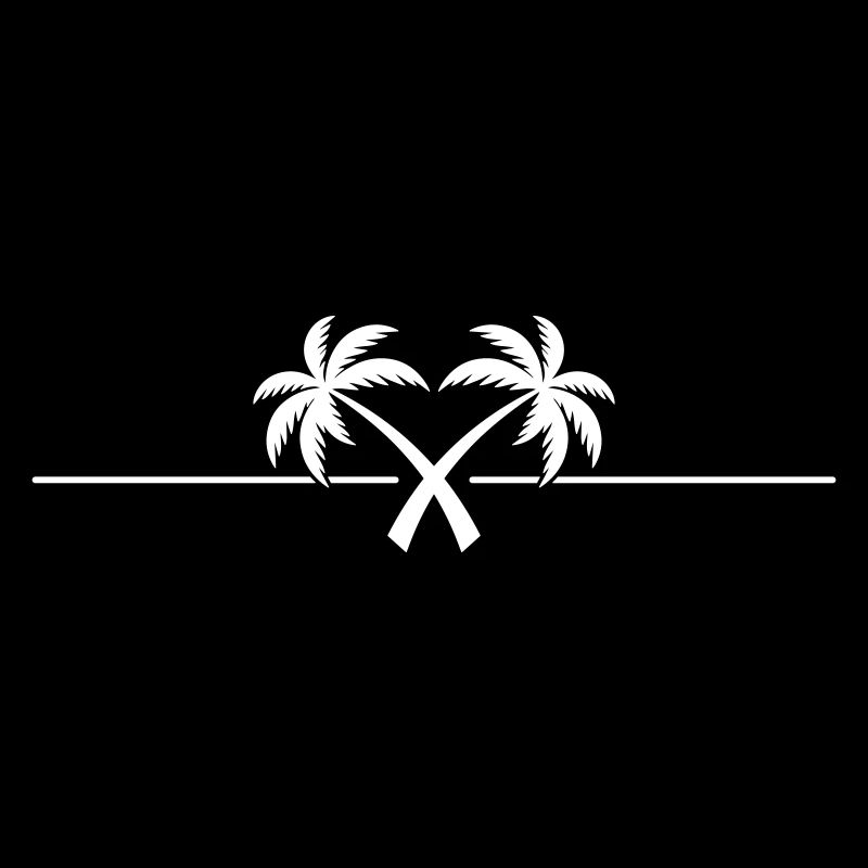 Palm Tree Symbol Island