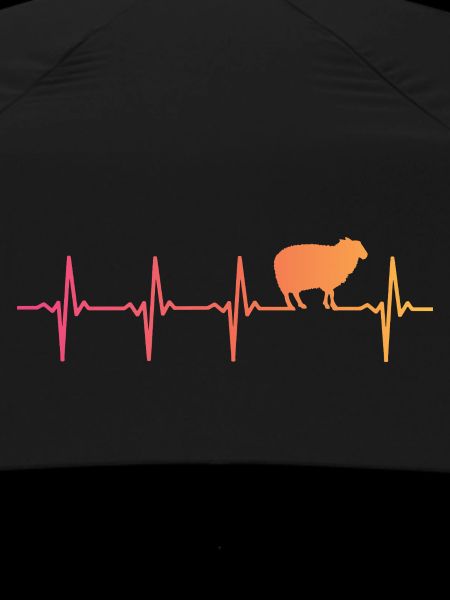 Sheep Sunset Heartbeat Gift Sheep