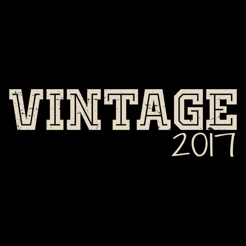 Vintage 2017 Original 2017 Rétro 2017 Cadeau 2017