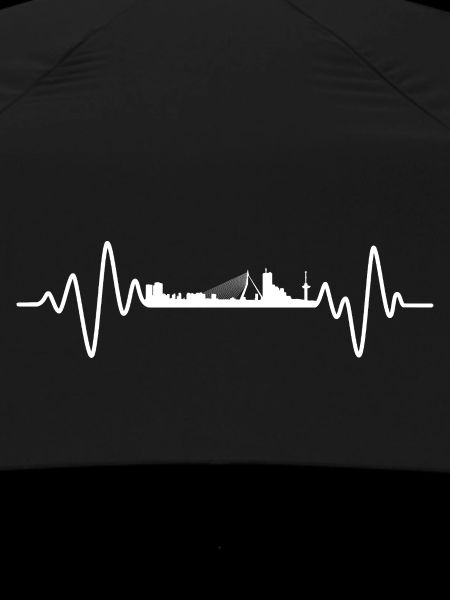 Rotterdam Heartbeat Skyline Rotterdam