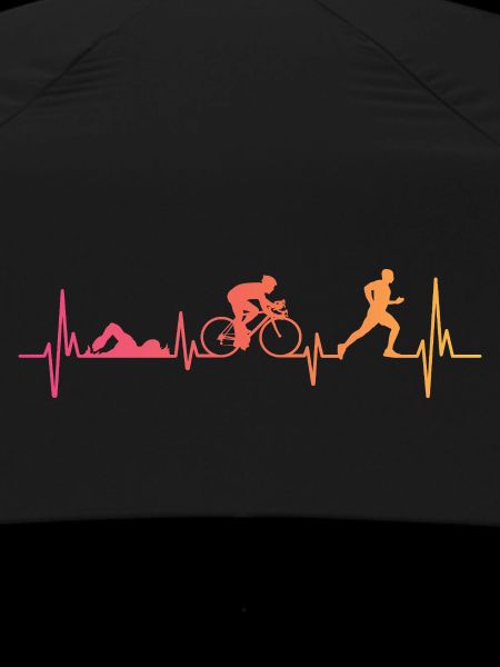 Triathlon Sunset Heartbeat Triathlete