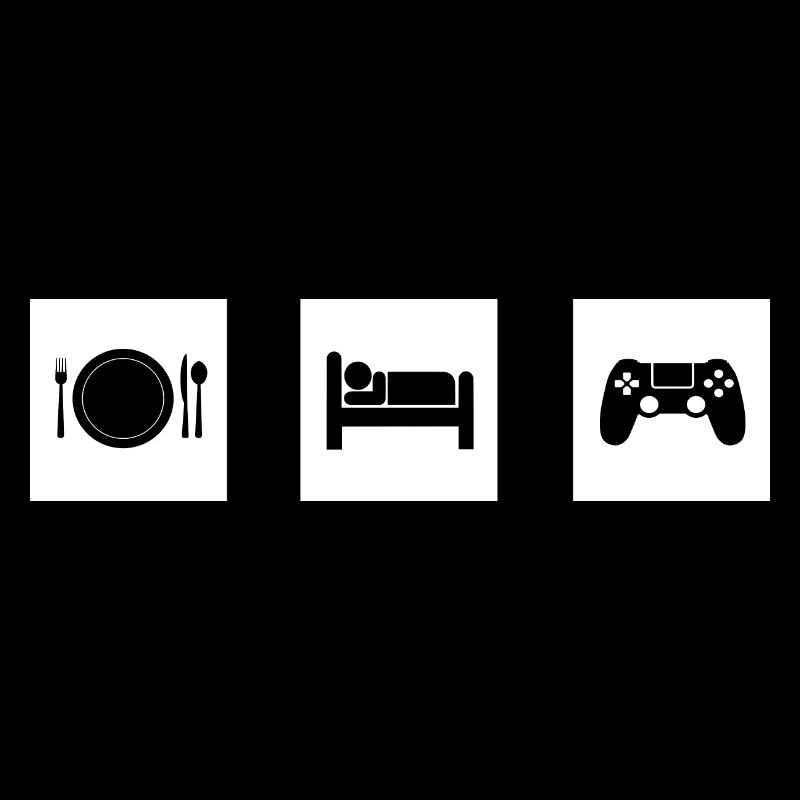 Icônes Minimalistes pour Loisirs Numériques