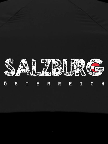 Salzburg Austria Distressed Text