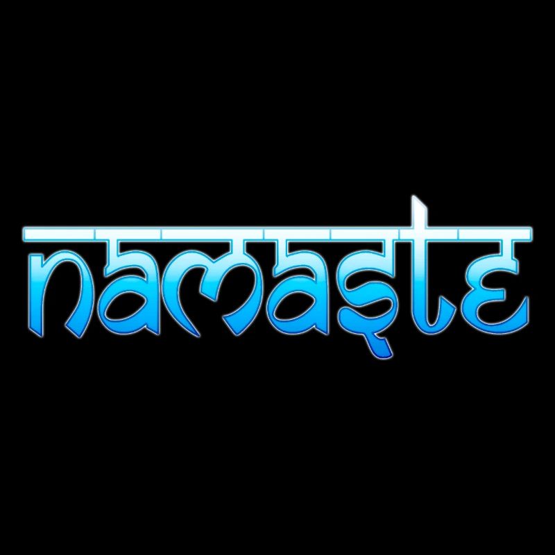 Namaste - blue