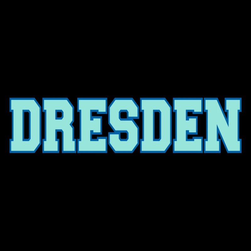 Dresden Blockschrift Outfitdesign