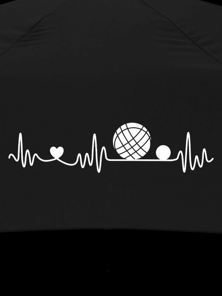 Bocce and Petanque Heartbeat Graphic