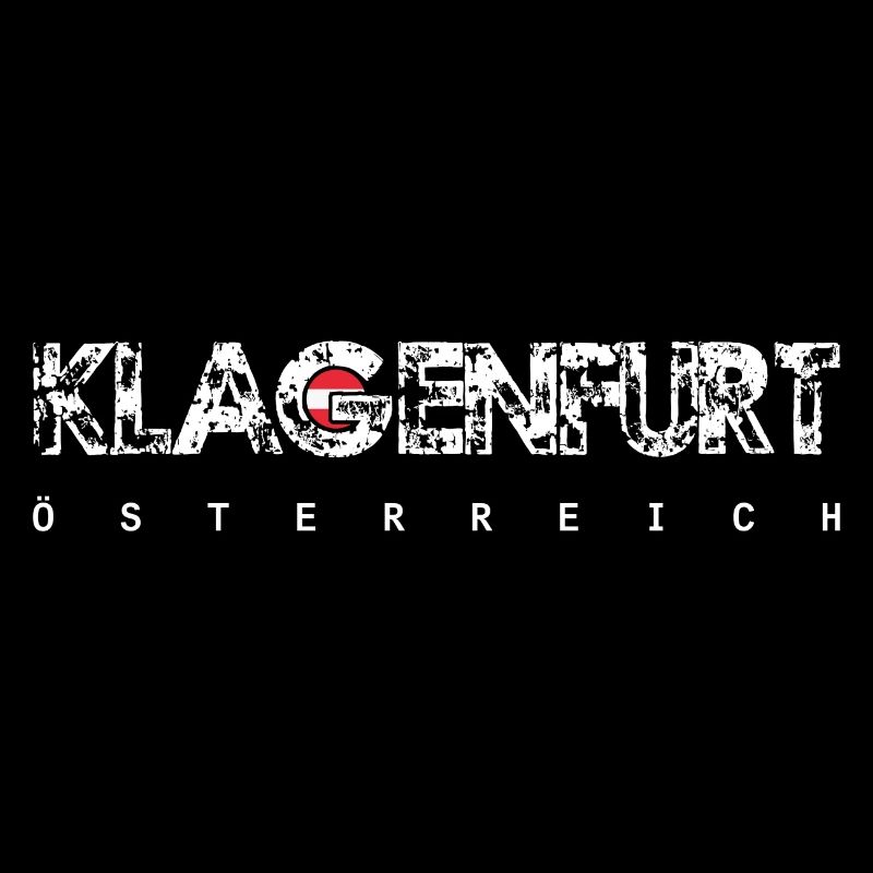 Klagenfurt Austria Distressed Typography