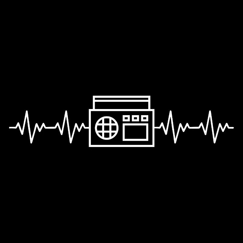 Ghettoblaster EKG Herzschlag