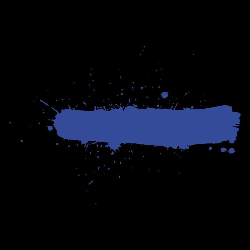 Cadeau de peinture bleu blob éclaboussure de couleur