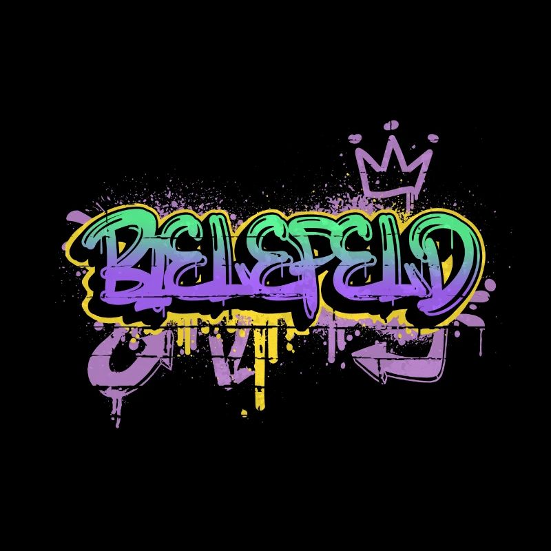 Bielefeld Germany City Graffiti Spray Sprayer