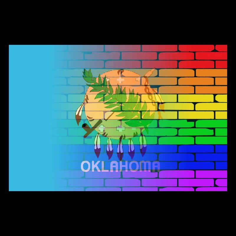 Mur arc-en-ciel Oklahoma