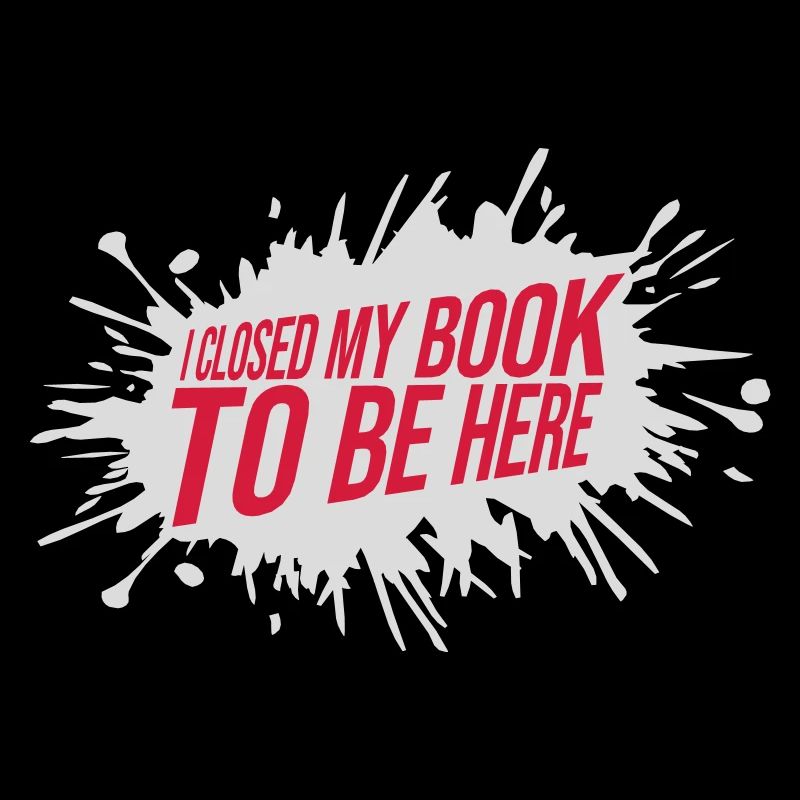 I closed my book