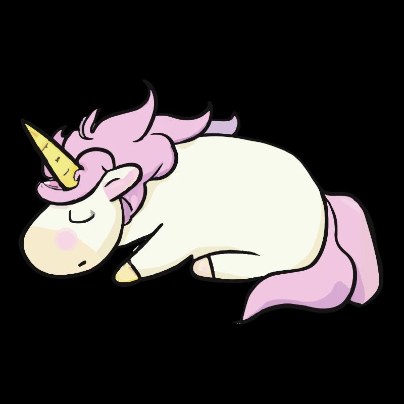 Sleeping Unicorn Lazy Lazing Gift Idea