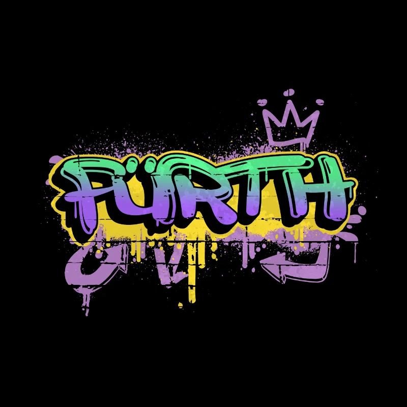 Fuerth Germany City Graffiti Spray Sprayer