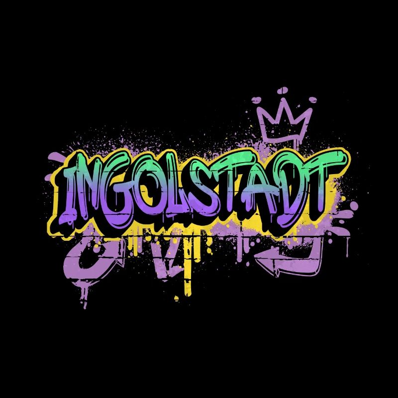 Ingolstadt Germany Graffiti Spray Sprayer
