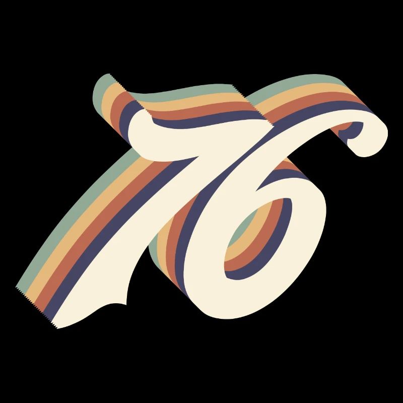 Vintage 76th anniversary