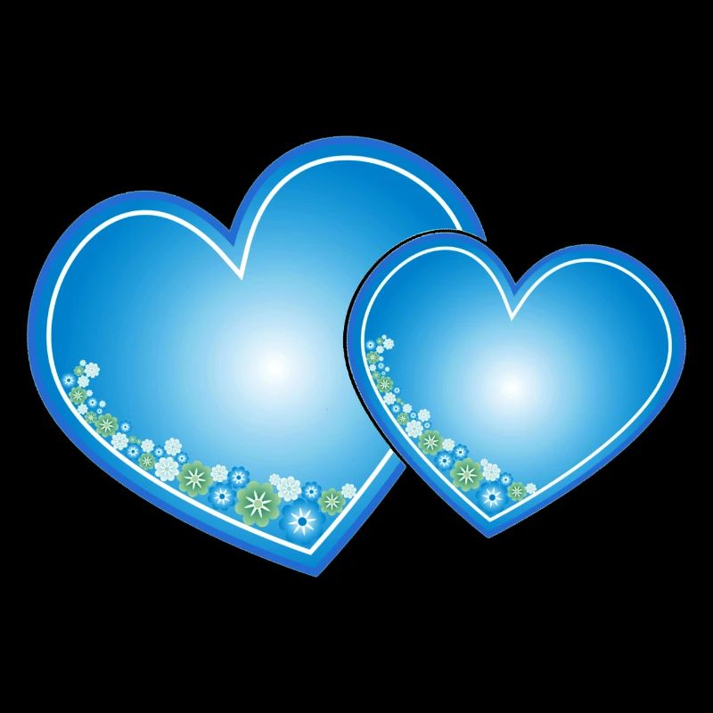 Coeurs bleus