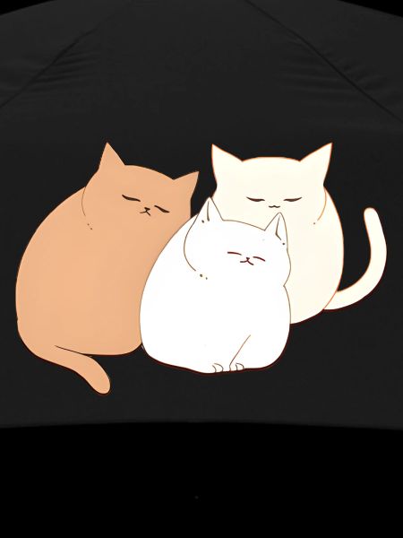 3 sleeping cats