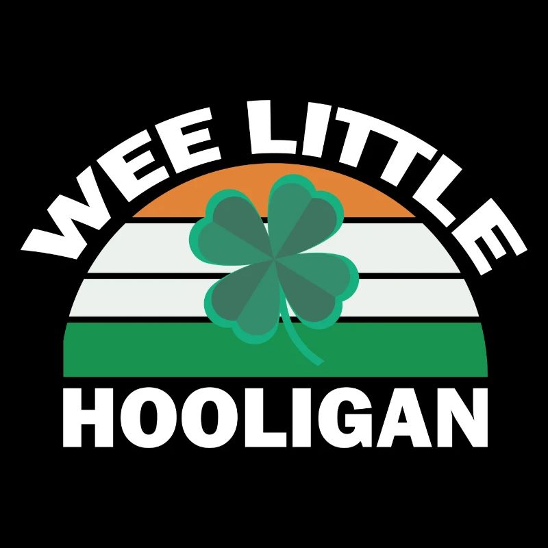 St Patricks Day Wee Little Hooligan Drôle